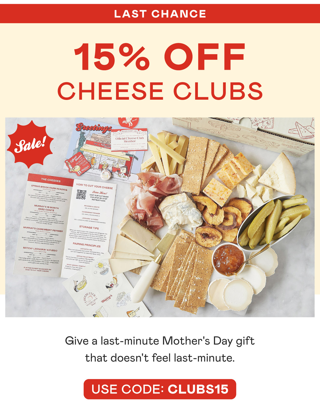 Murray's Cheese Clubs Sale