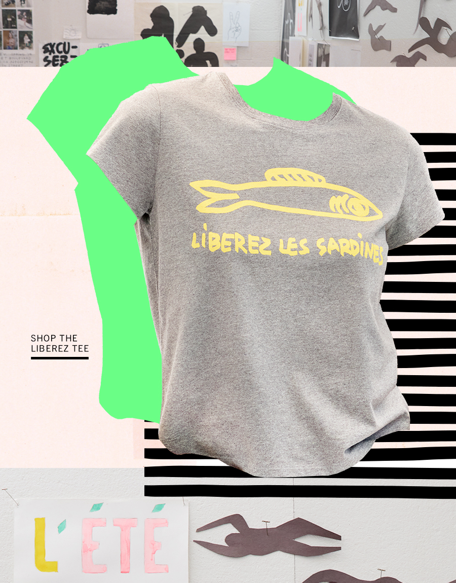 Shop Liberez Les Sardines Classic Tee
