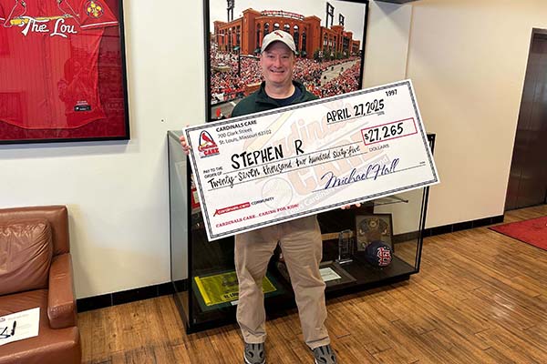Cardinals Care 5050 Raffle Winner