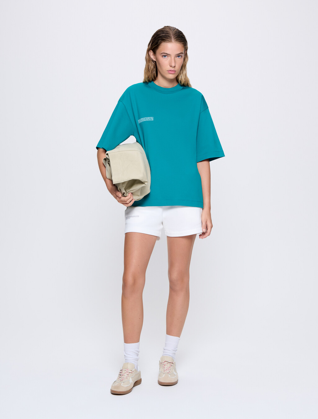 Interlock Oversized T-Shirt - Malachite Green