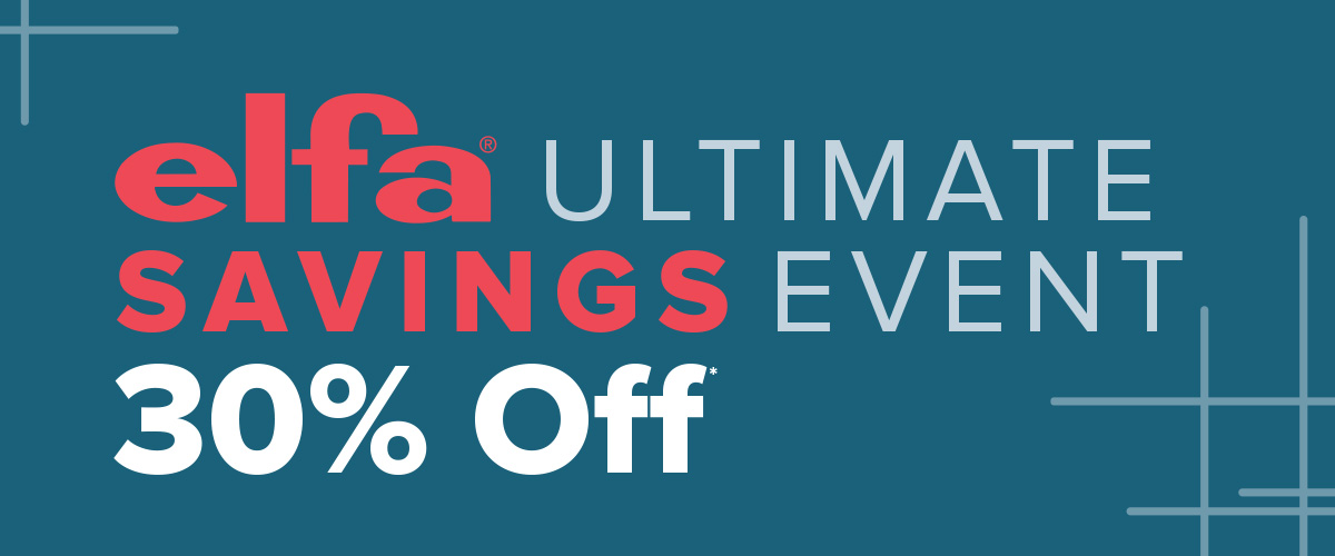 Elfa Ultimate Savings Event 30 Percent Off*