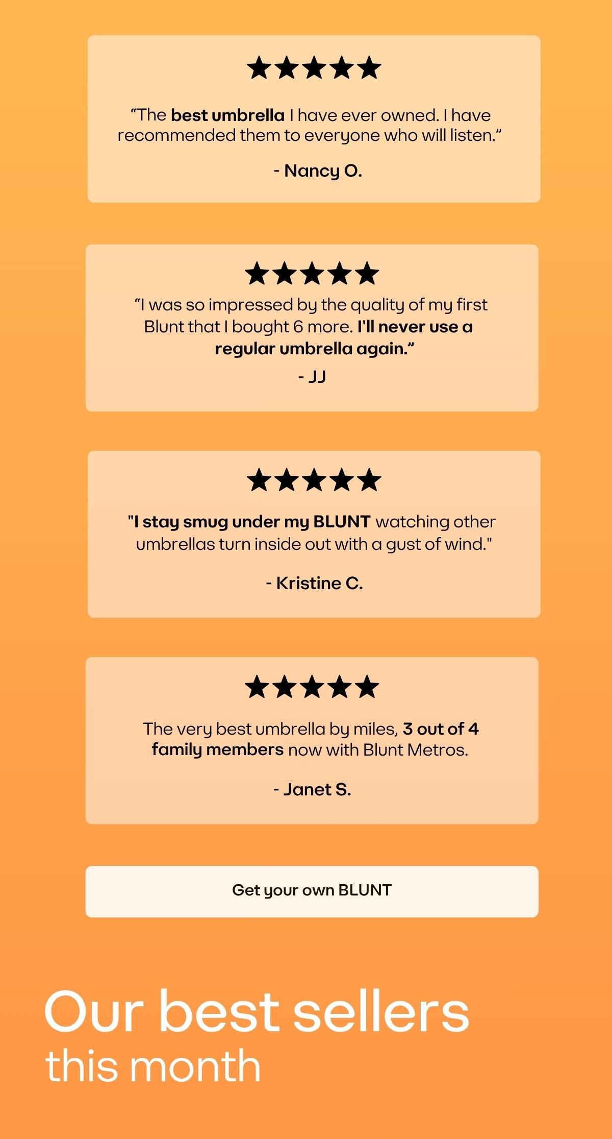 BLUNT Reviews