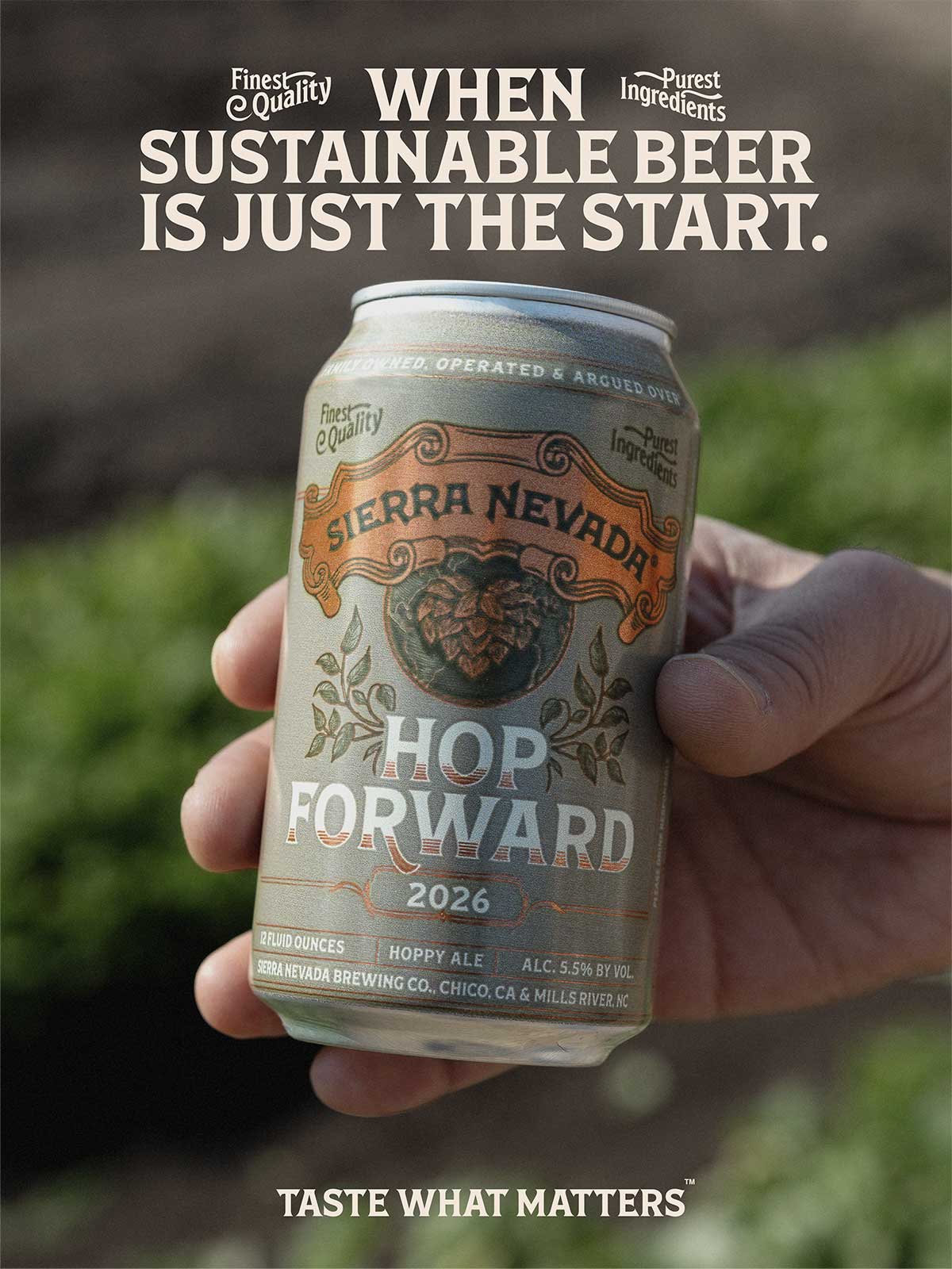When sustainable beer is just the start: Hop Forward Hoppy Ale