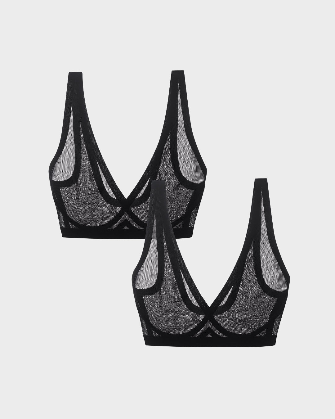 Image of Black Sheer Bralette Bundle