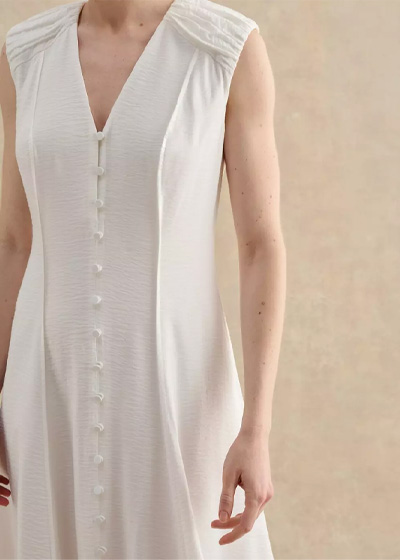 Elida Button Through Dress