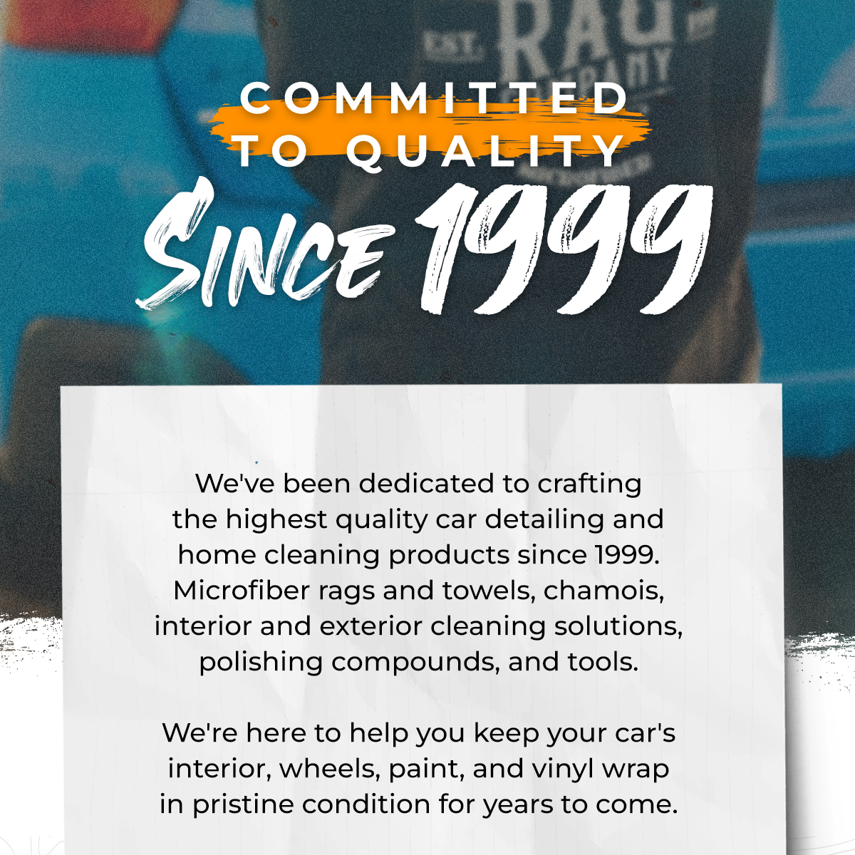 Committed to quality since 1999