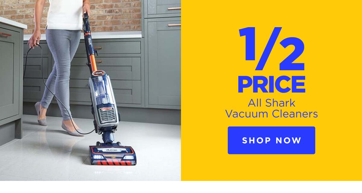 1/2 Price All Shark Vacuum Cleaners