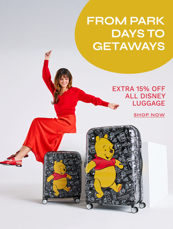 Extra 15% Off All Disney Luggage