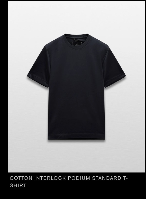 Cotton Interlock Podium Standard T-Shirt