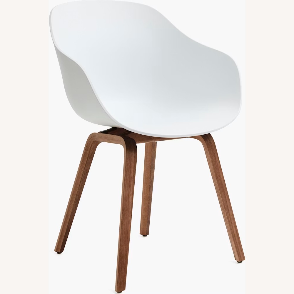 Image of Design Within Reach White Dining Chairs