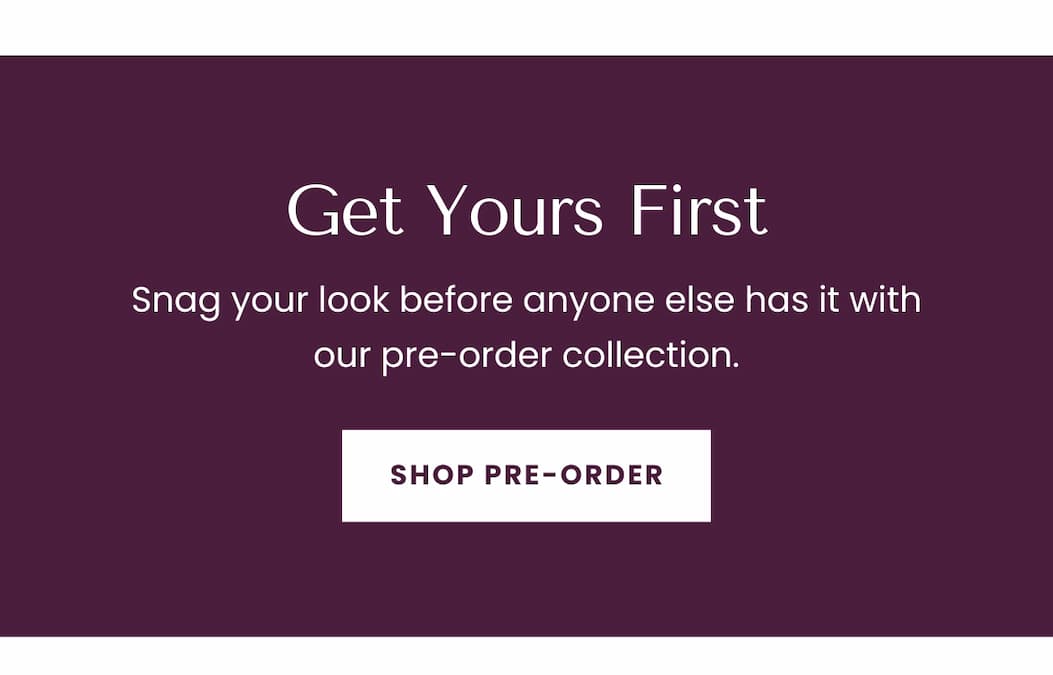 Shop Pre Order