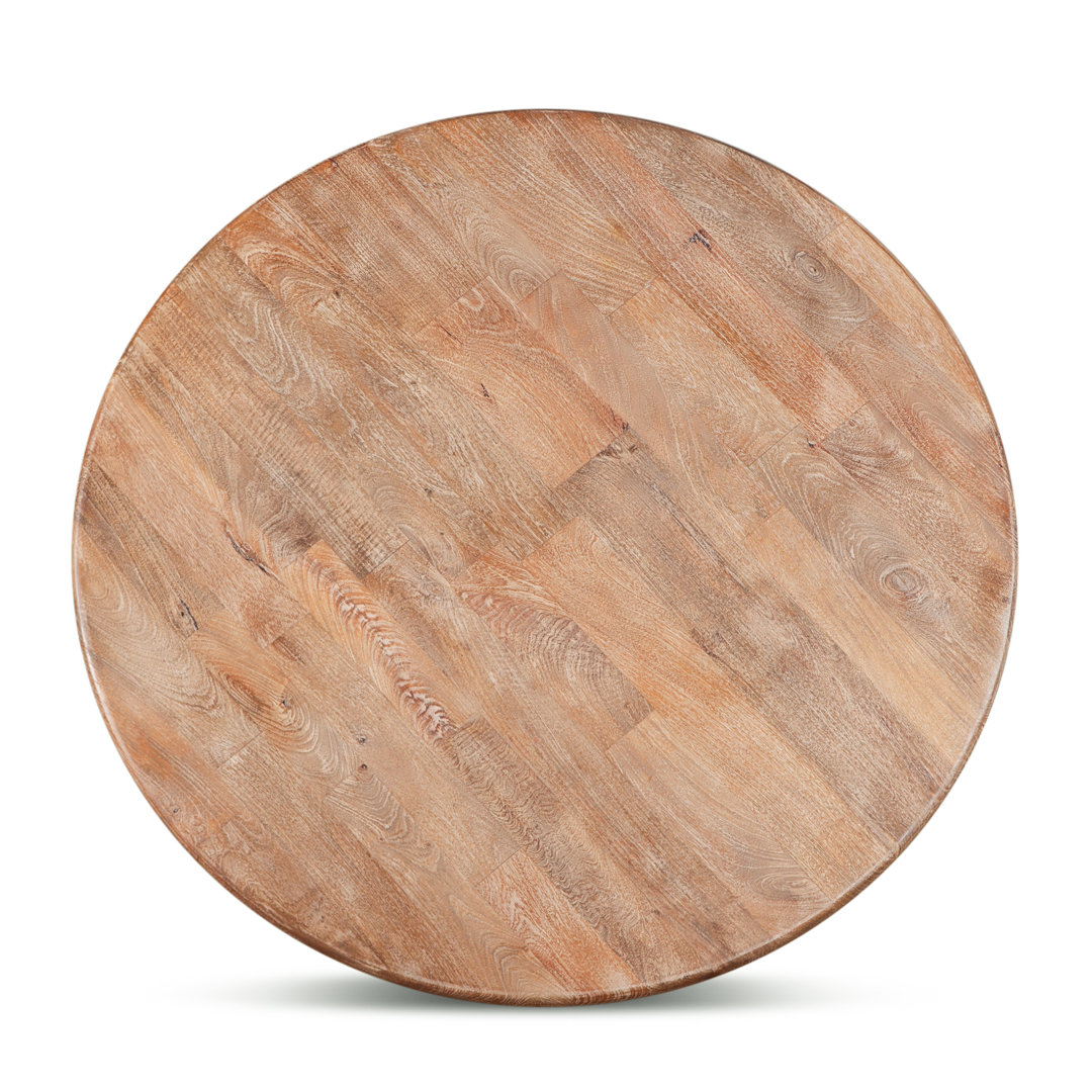 Lyons Mango Solid Wood Pedestal Dining Table