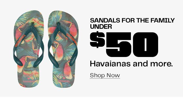 Sandals for the Family Under $50