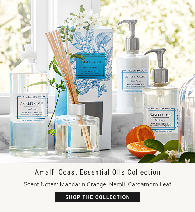 Amalfi Coast Essential Oils Collection - Scent Notes: Mandarin Orange, Neroli, Cardamom Leaf - shop the collection