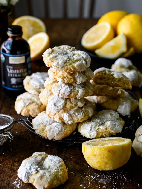 Lemon Crinkle Cookies
