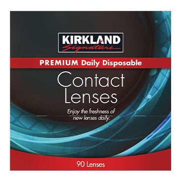 Kirkland Signature Daily Disposable Contact Lenses 90-Pack