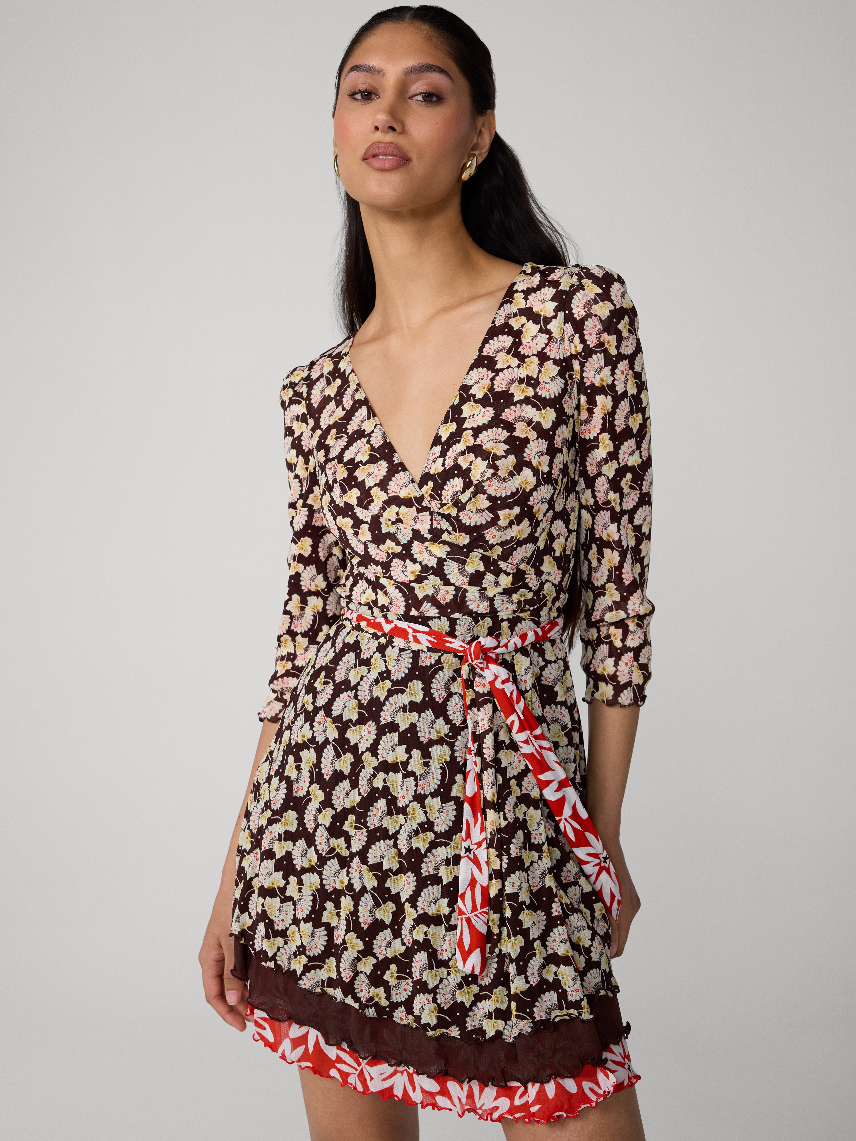 Image of Maria Reversible Wrap Dress