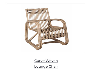 Cane-line Curve Woven Lounge Chair