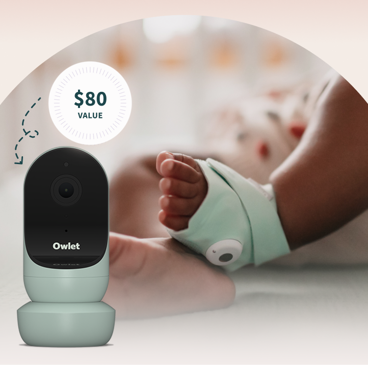 Buy FDA-Cleared Dream Sock + Get a Free Owlet Cam® 2 | $80 Value | Shop Now