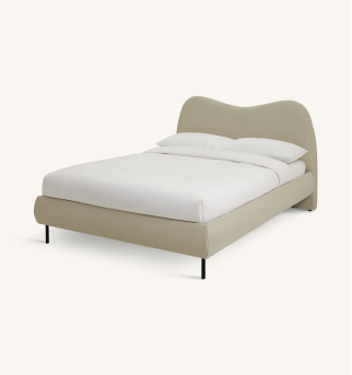 Habitat Orton Small Double Fabric Bed Frame - Natural