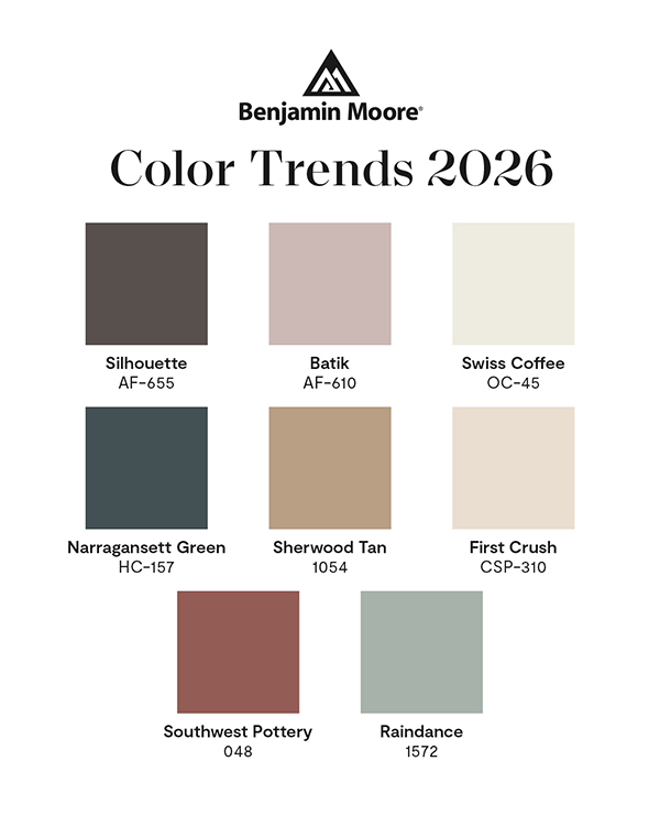 Color Trends 2026 Palette