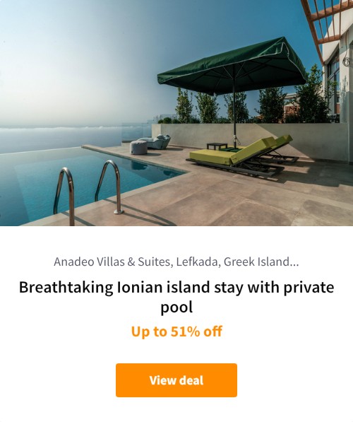 Breathtaking Ionian island stay with private pool