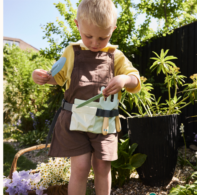 Personalised Toy Gardening Tools Belt