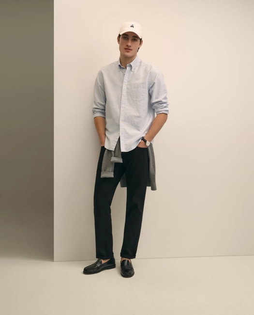 Image of Straight Fit Denim Jeans