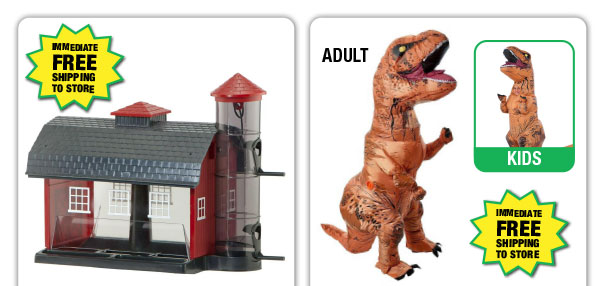 Red Barn Combo Seed Bird Feeder - ONLY $18.99 After Rebate*!
