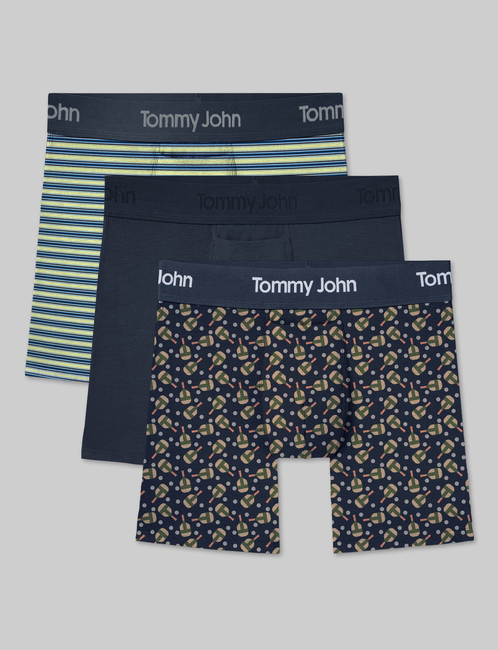 Image of Second Skin Mid-Length Boxer Brief 6" (3-Pack)