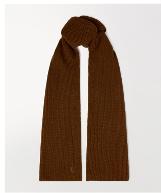 Cashmere Merino Ribbed Scarf