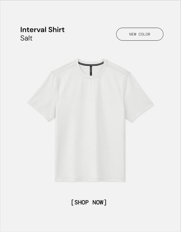 Shop Salt White Interval Short