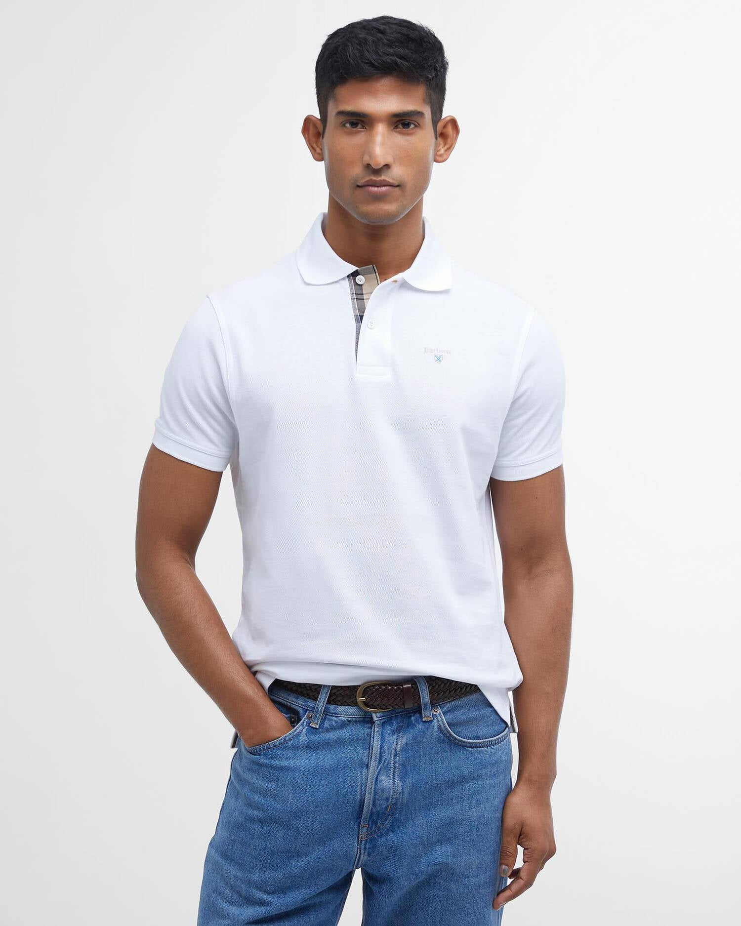 Tartan Pique Polo Shirt
