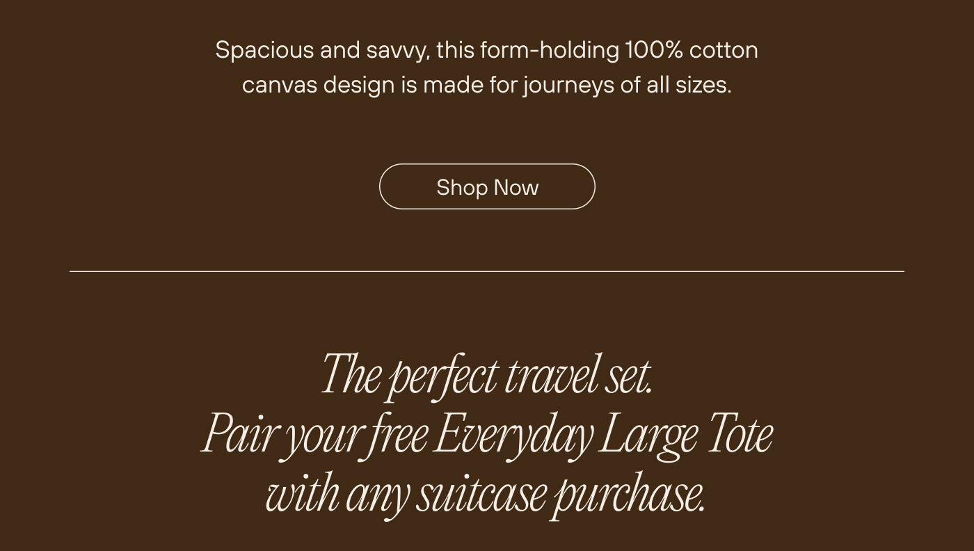 The perfect travel set.