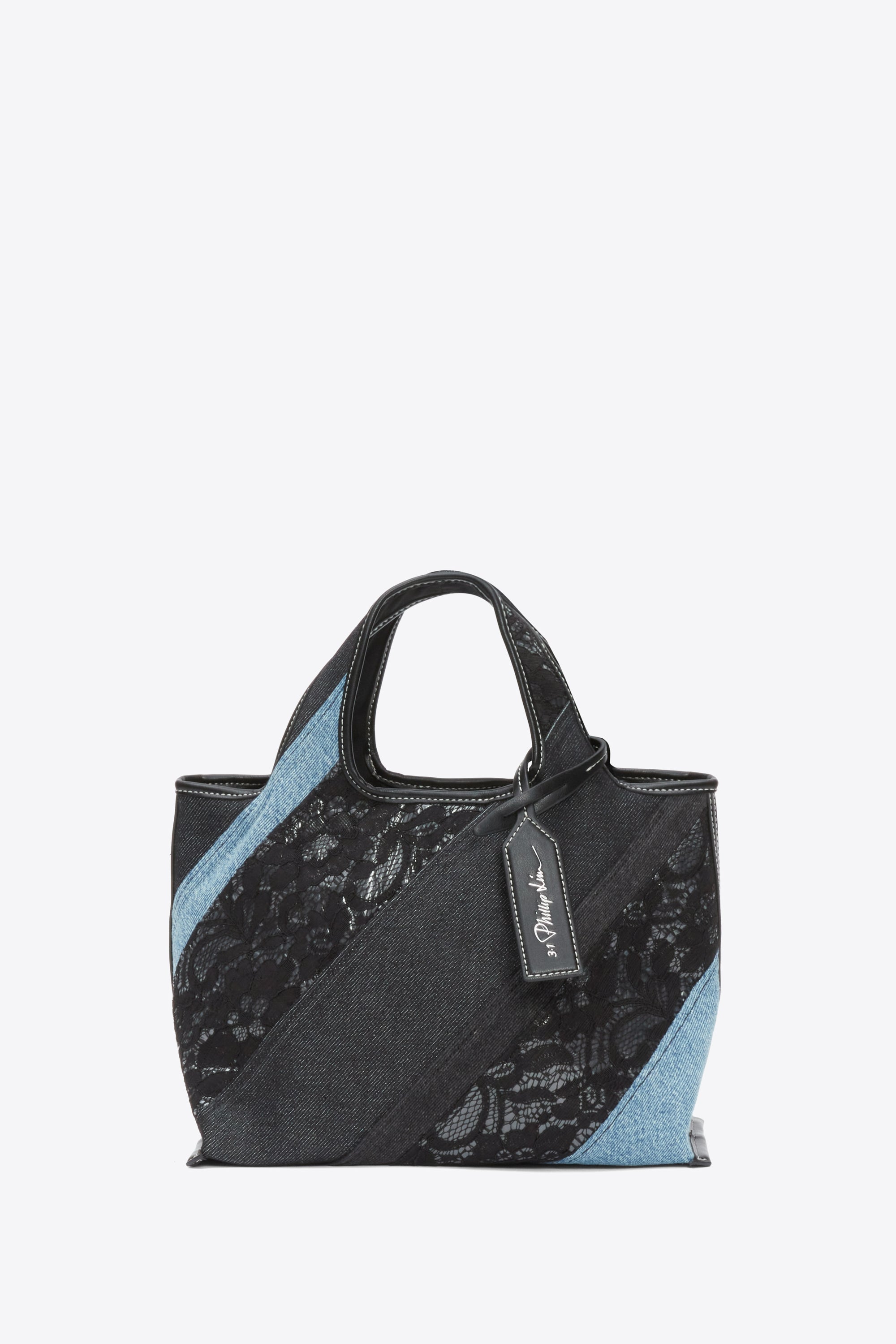 Image of Lace Patchwork Mini Market Tote