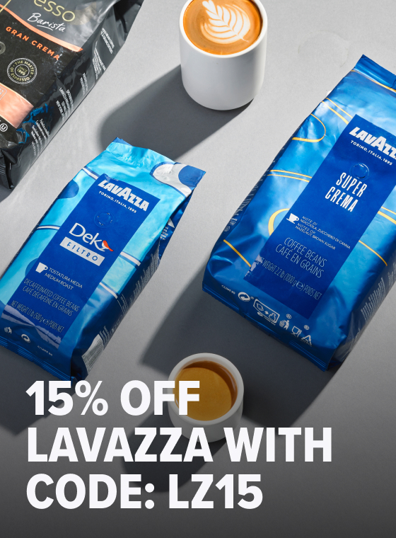 15% OFF LAVAZZA WITH CODE: LZ15  CTA: Shop LavAzza Coffee