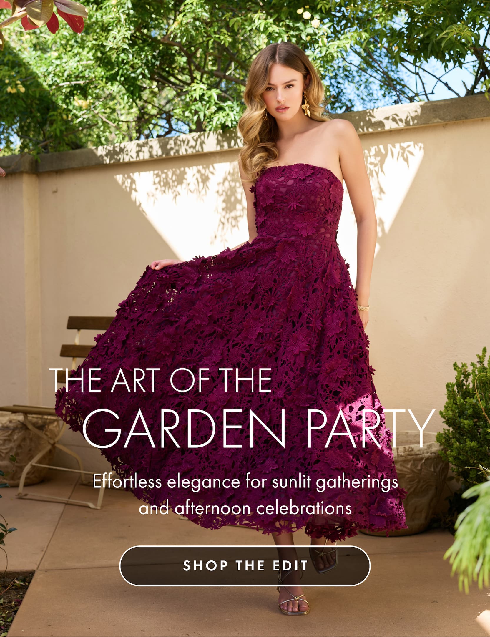 The Art of the Garden Party | Effortless elegance for sunlit gatherings and afternoon celebrations | Shop the Edit