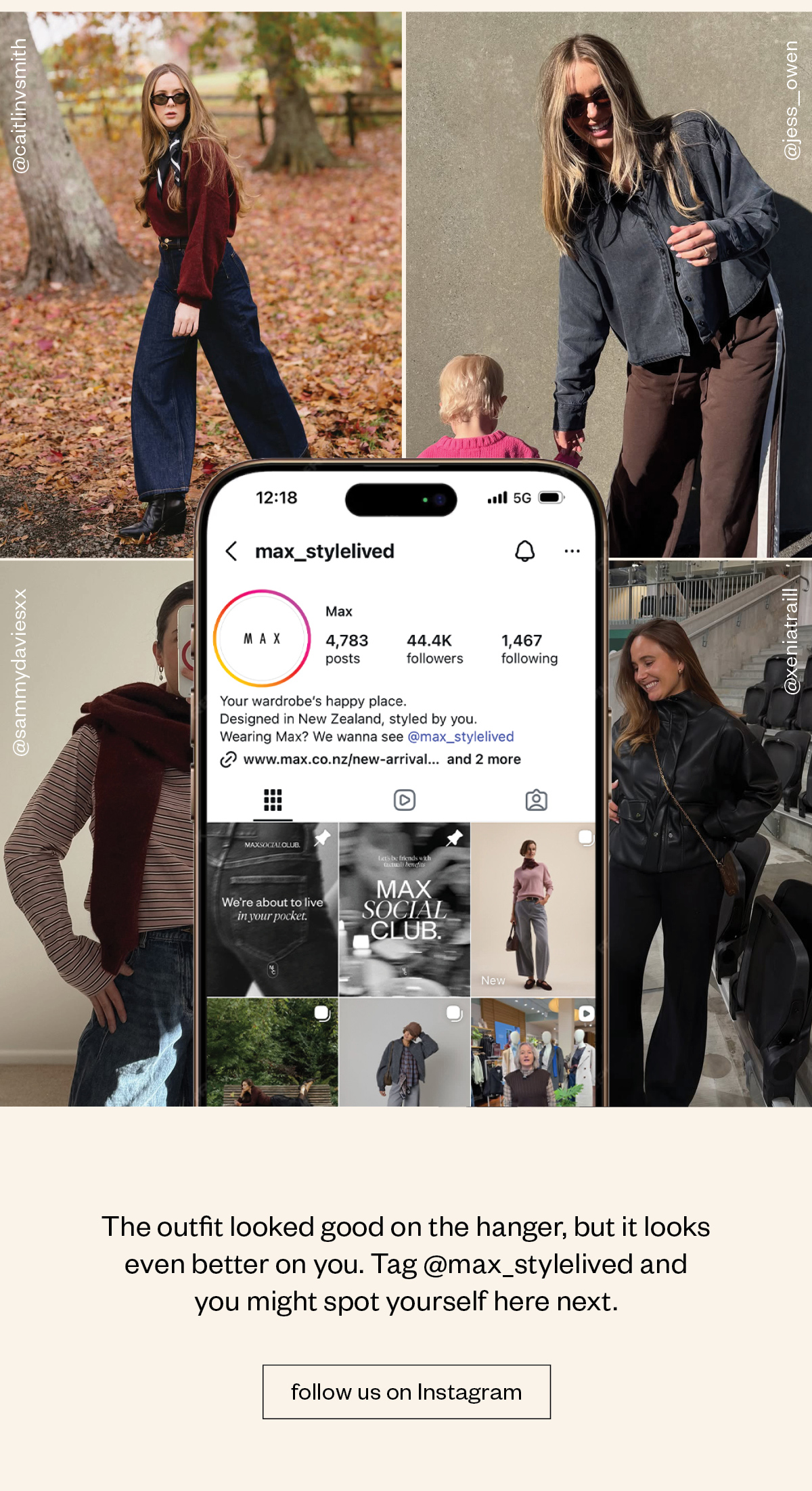 Follow us on Instagram