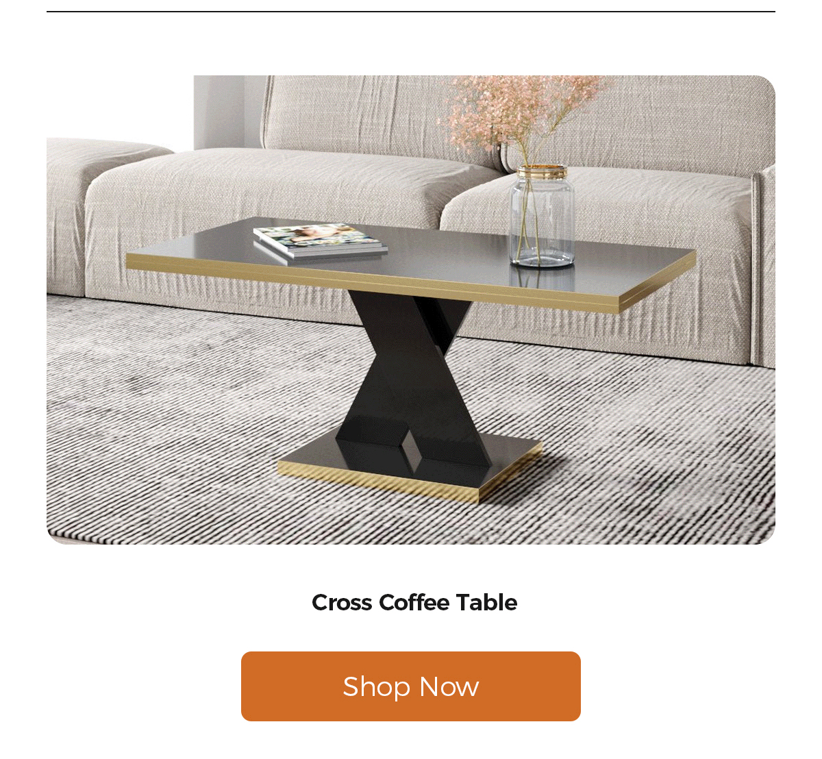 Cross Coffee Table