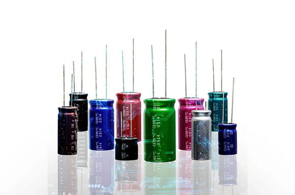 A row of supercapacitators