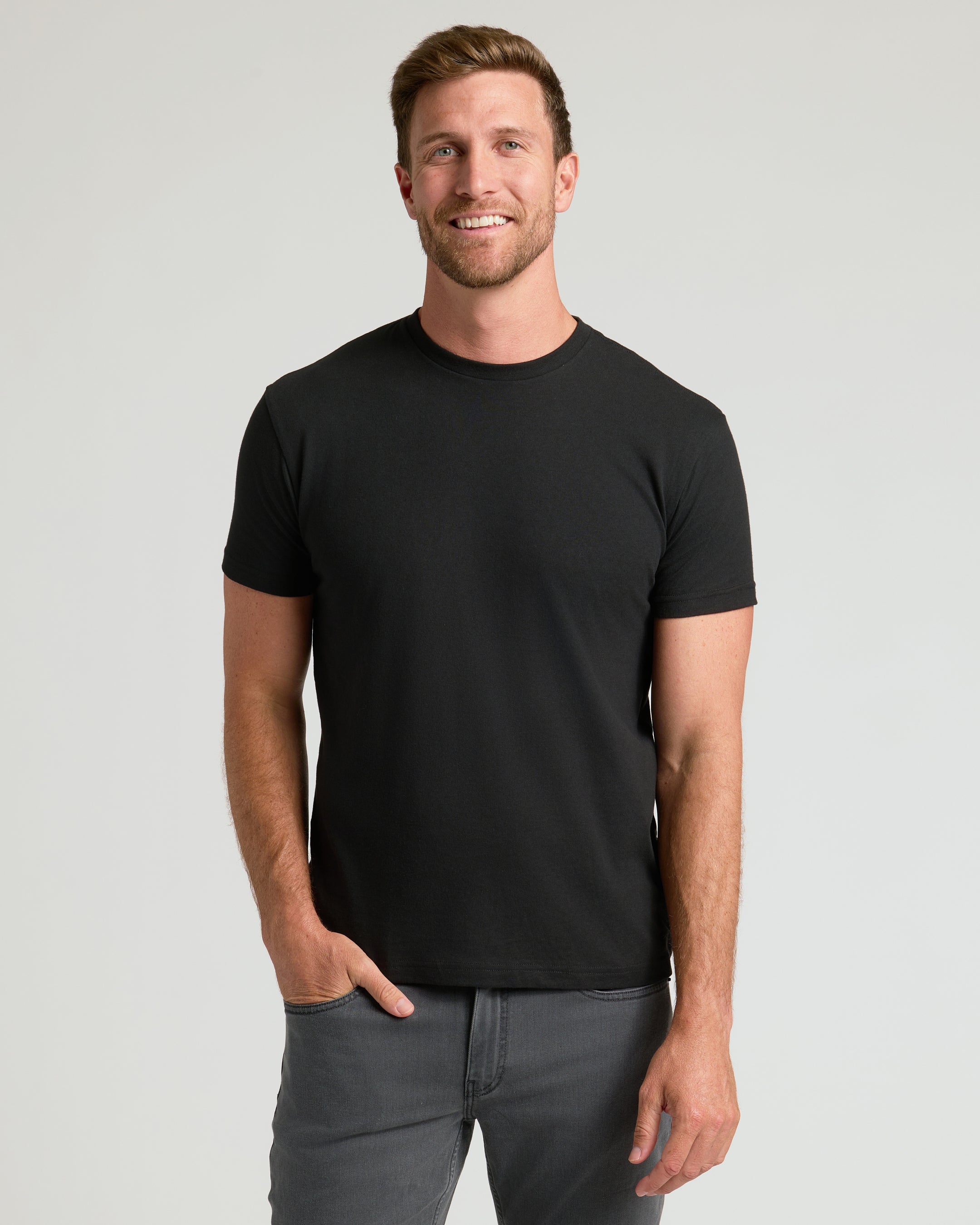 Image of Black Classic Crew Neck