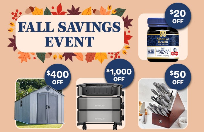 Shop Fall Savings Event