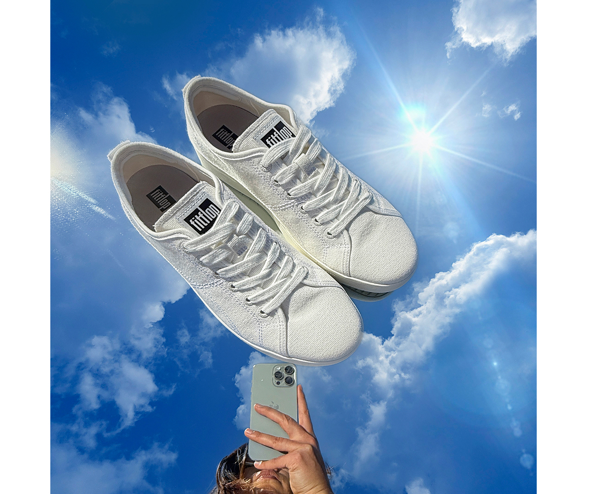 RALLY Canvas Trainers Banner