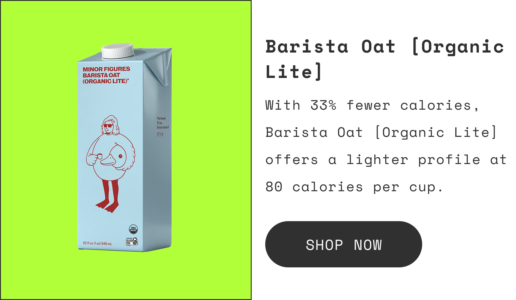 Minor Figures Barista Oat Lite