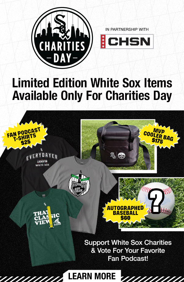 Score Limited Edition White Sox Items AND Support White Sox Charities