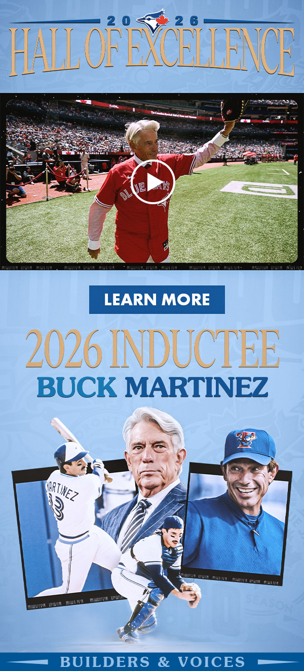 Hall of Excellence - 2026 Inductee Buck Martinez.