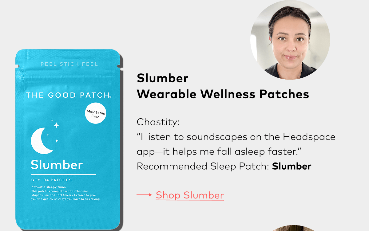 Melatonin-free sleep patch