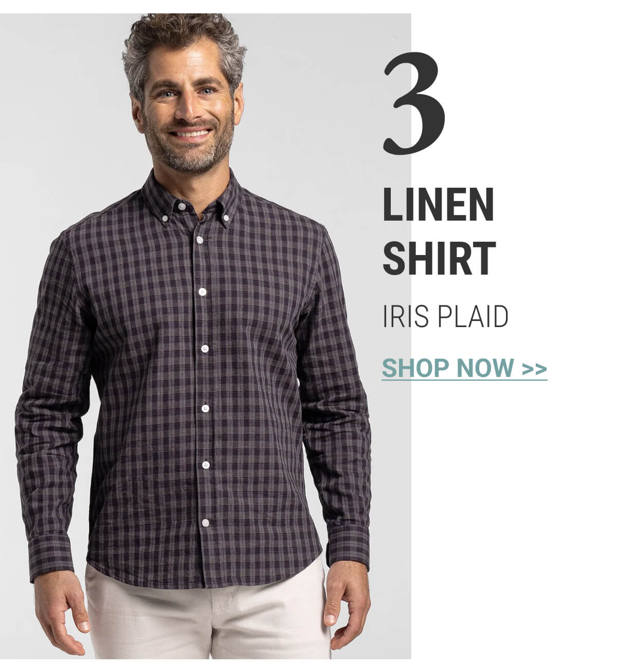 Iris Plaid Linen Shirt