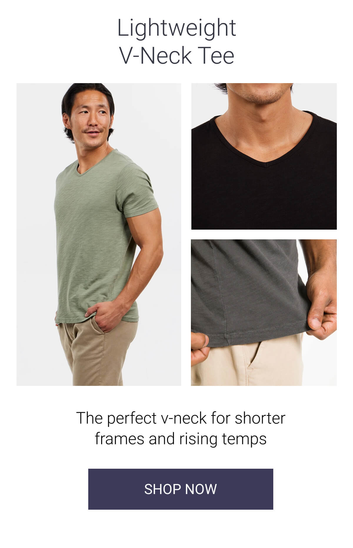 Lightweight V-Neck Tee