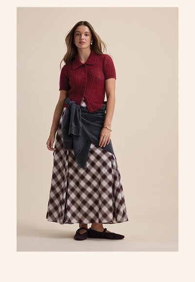 Cleo Button Front Knitted Top